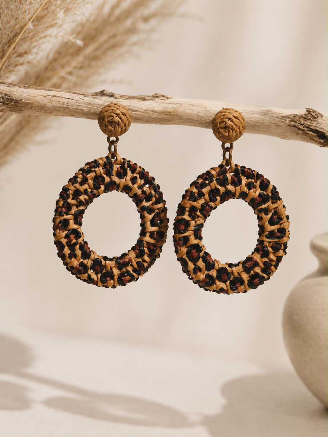 Oorbellen leopard