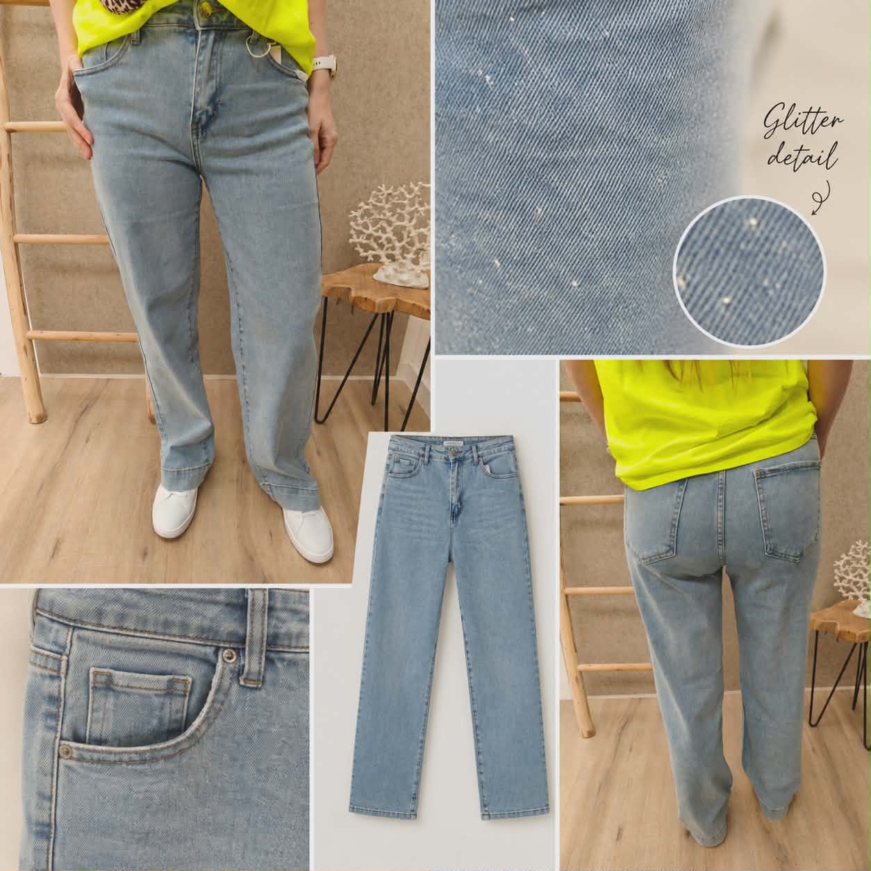 Jeans glitter