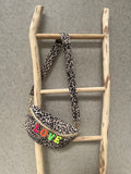 Handtasje love - leopard