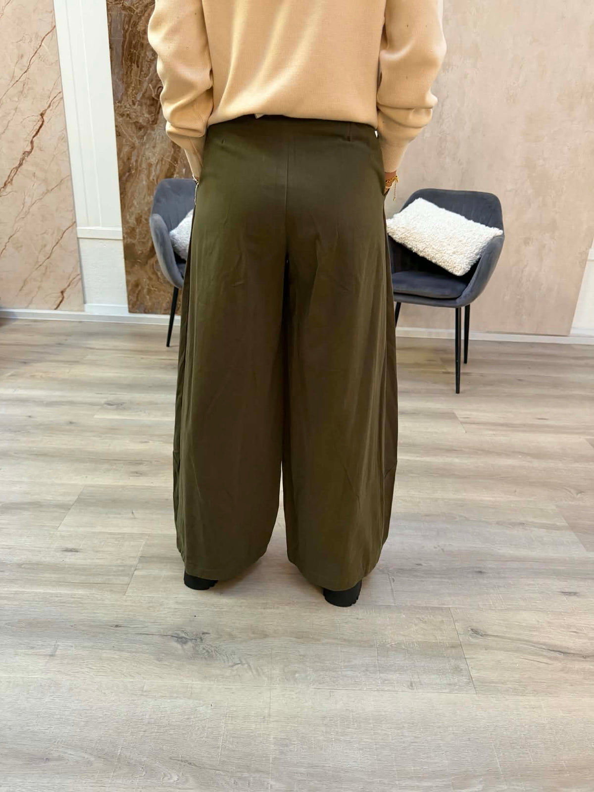 Broek Nika - kaki