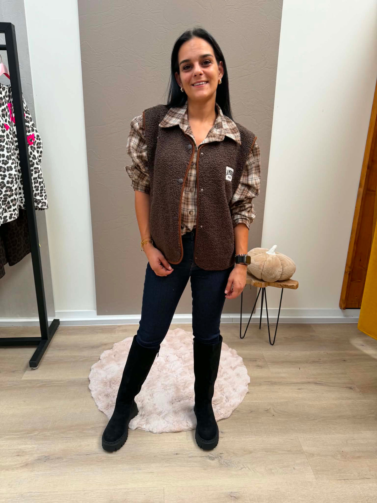 Liva gilet - teddy