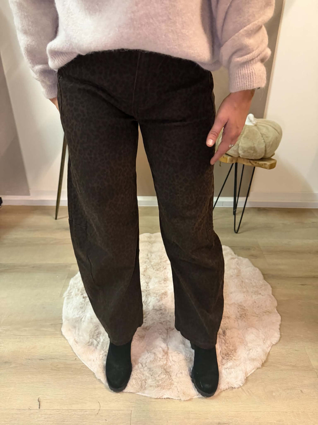 Broek Sharon - bruin