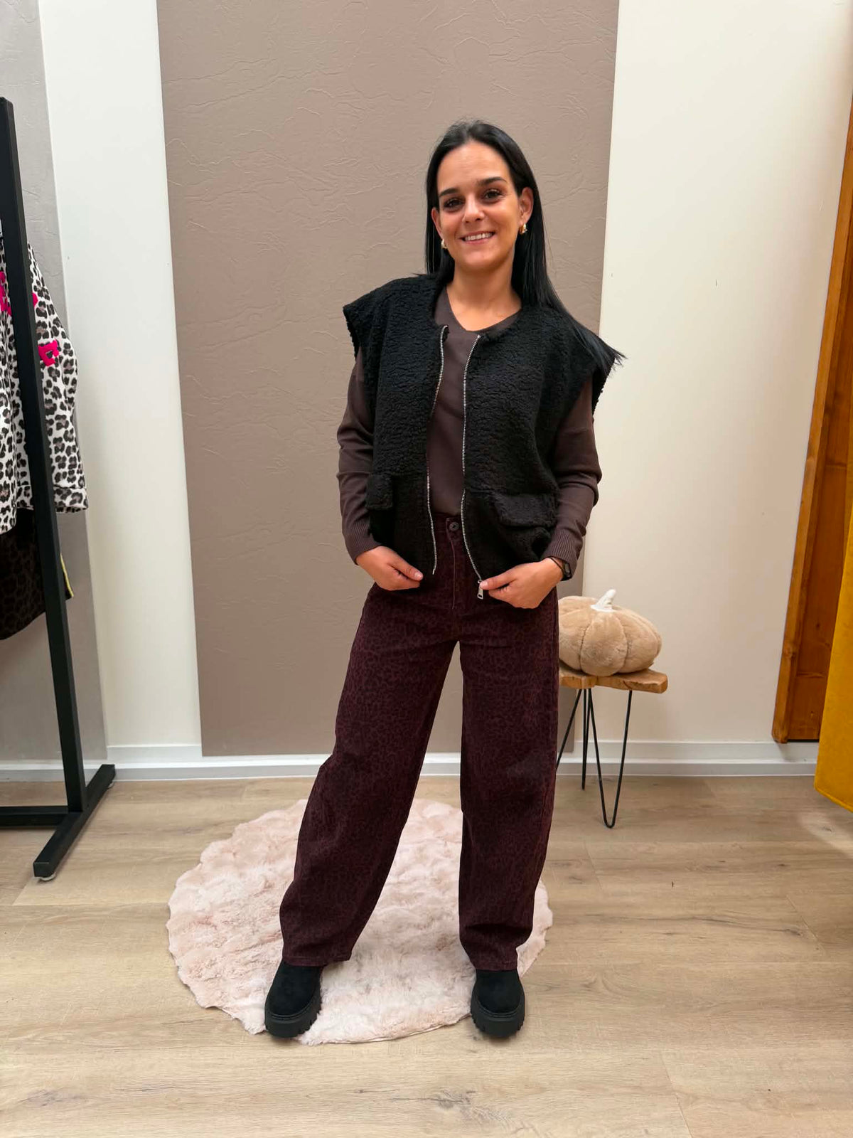 Yara gilet - teddy