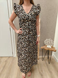 Kleed leopard - bruin