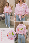 Hemd Iconic - roze