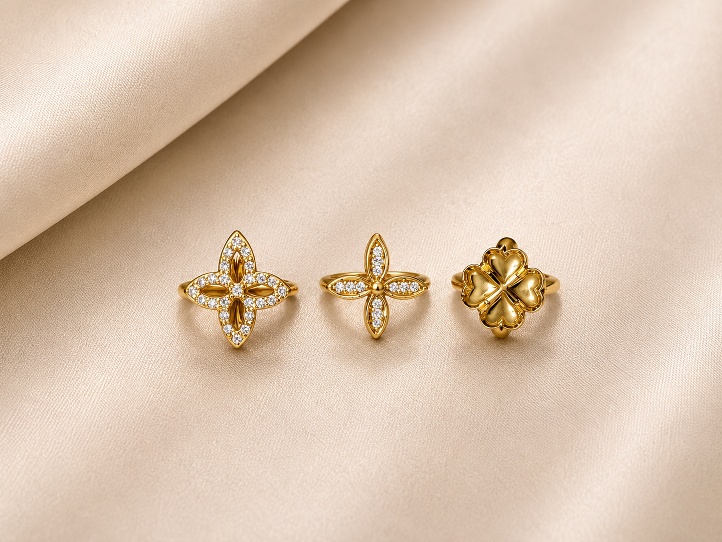 Ringen Iris - goud
