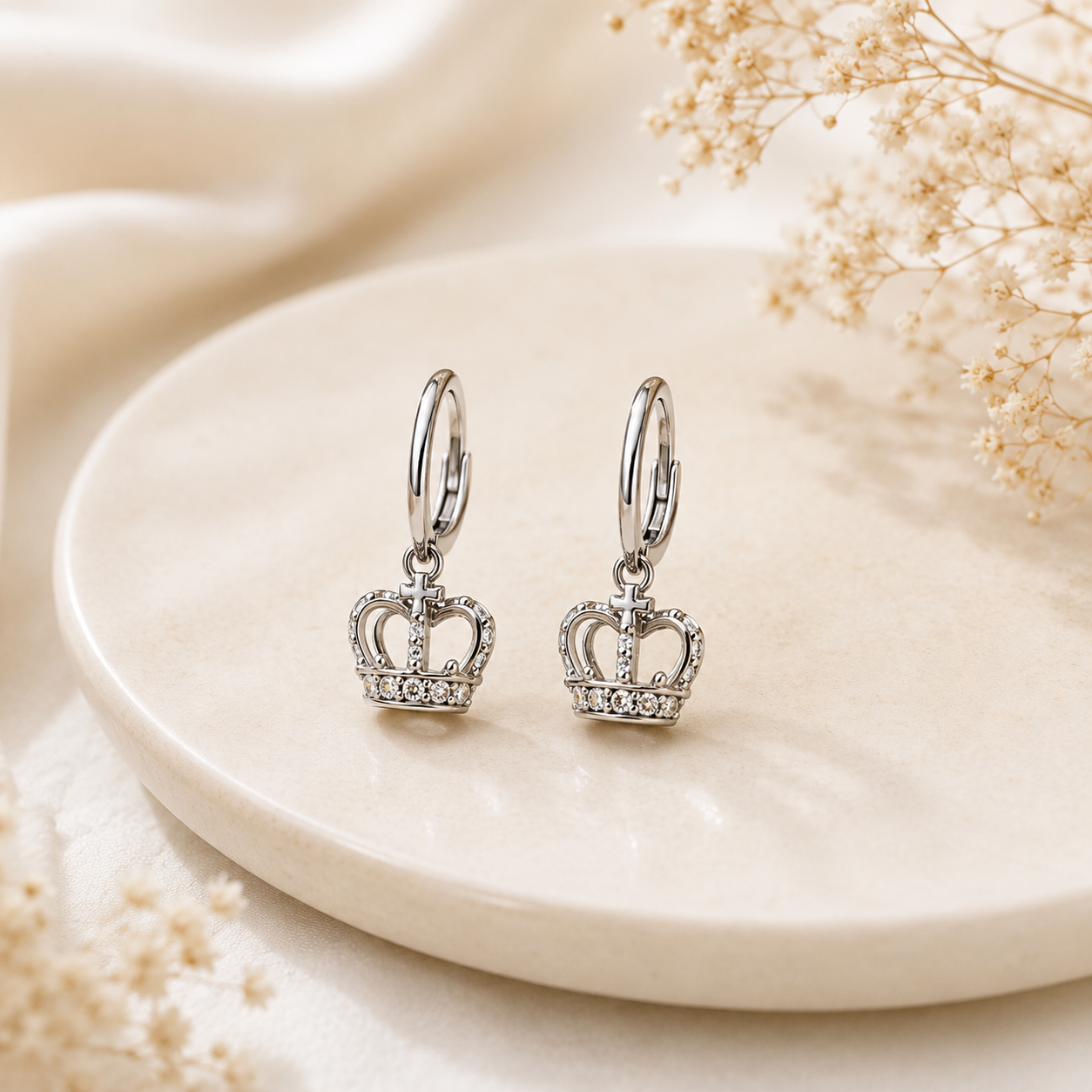 Oorbellen kroon