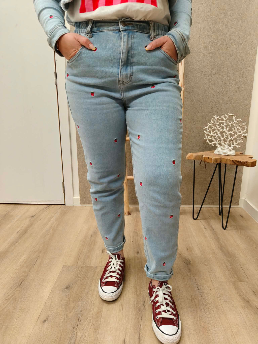 Jeans aardbei