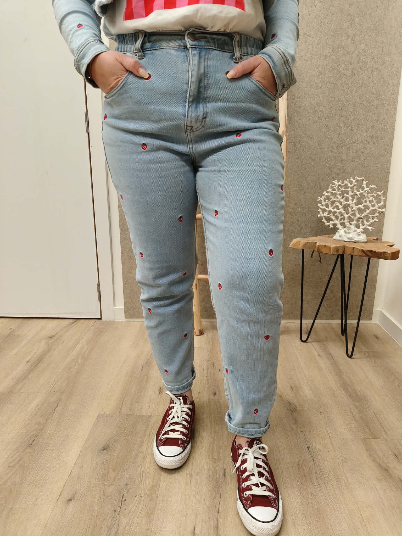 Jeans aardbei