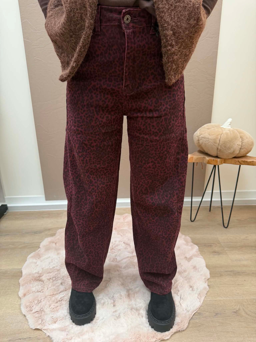 Sharon broek - leopard