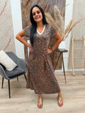 Amber jurk - leopard