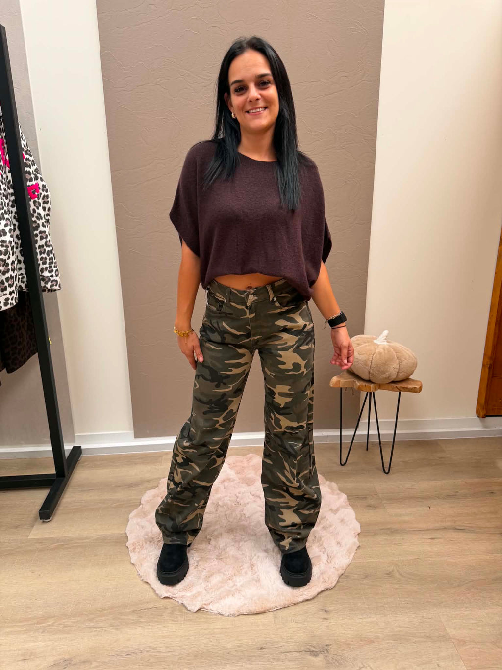 Senna broek - legerprint