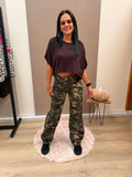 Senna broek - legerprint
