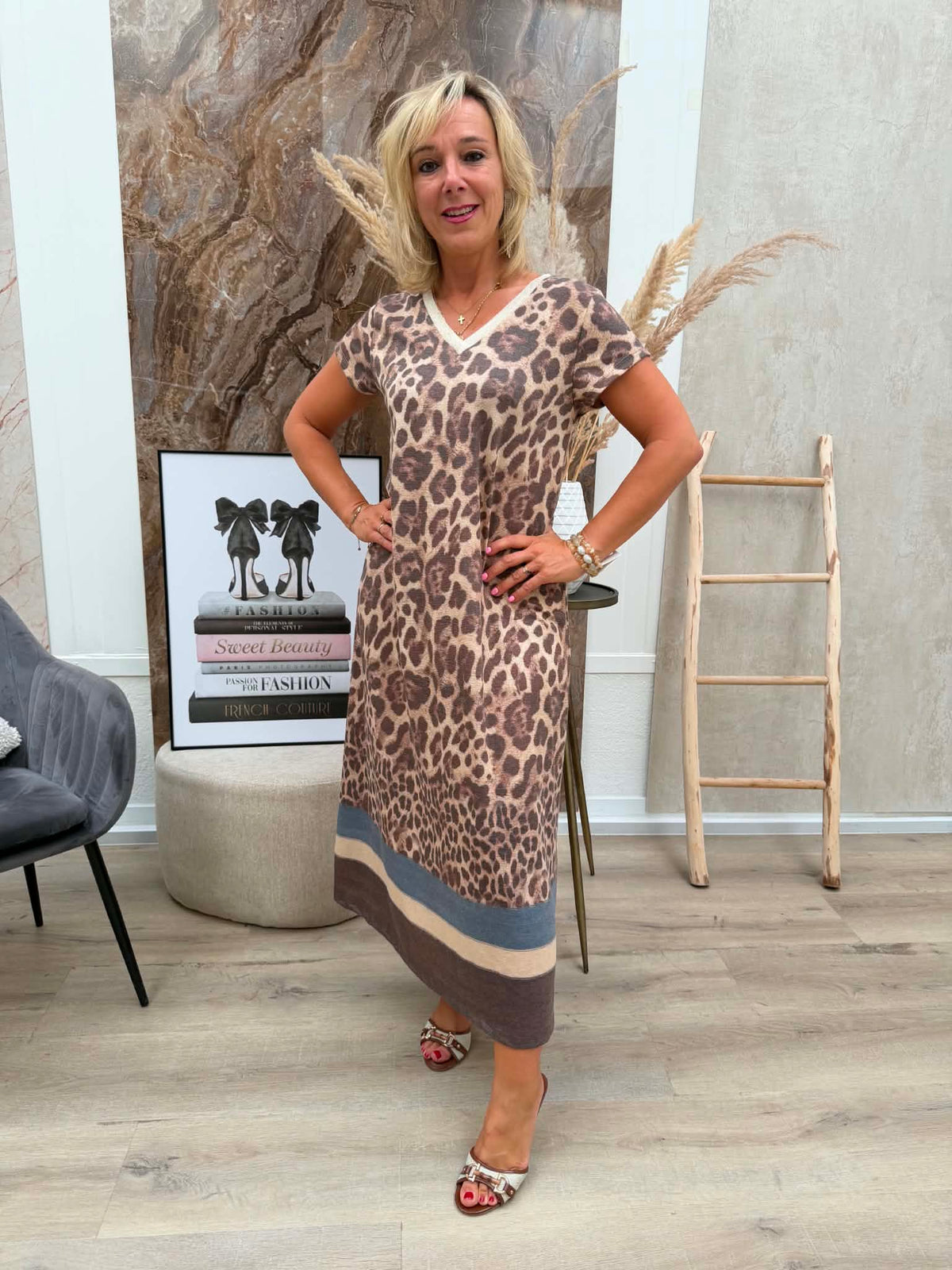 Kleed Sofia - leopard