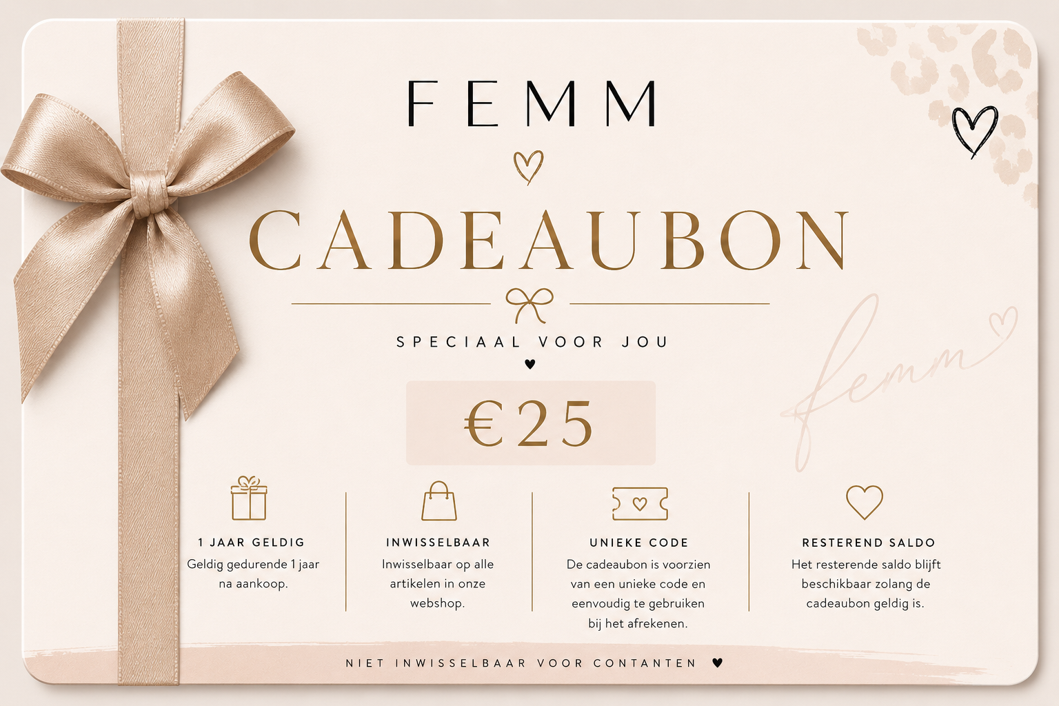 Femm Fashion cadeaubon