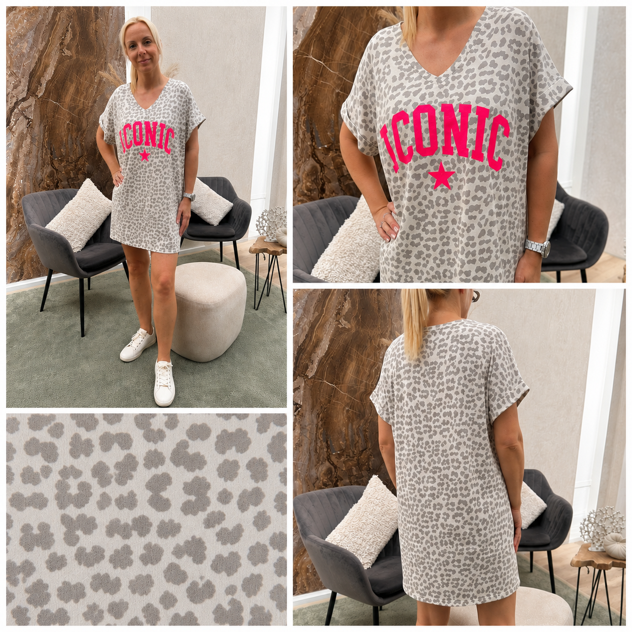 Iconic kleedje - leopard